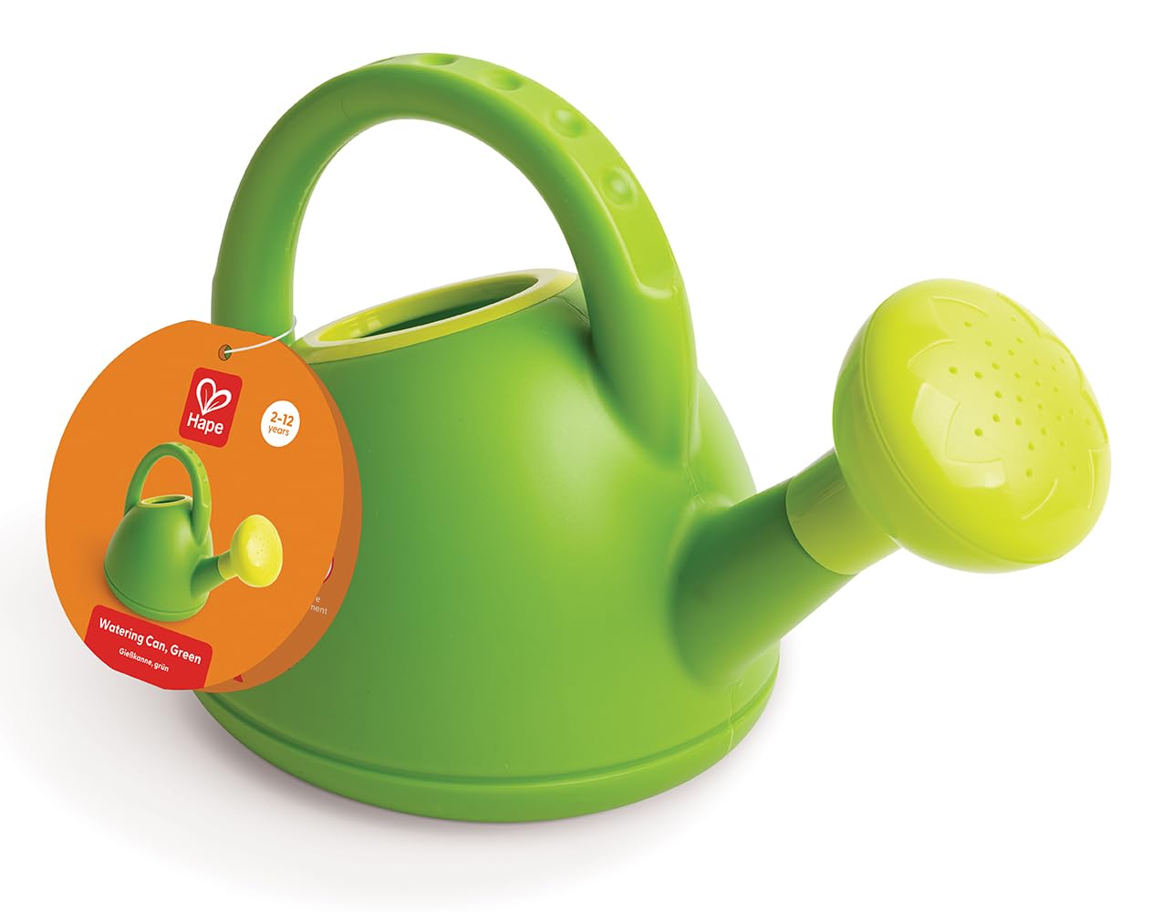Hape Sand and Beach Toy Watering Can Green for Sandbox and Beach Play