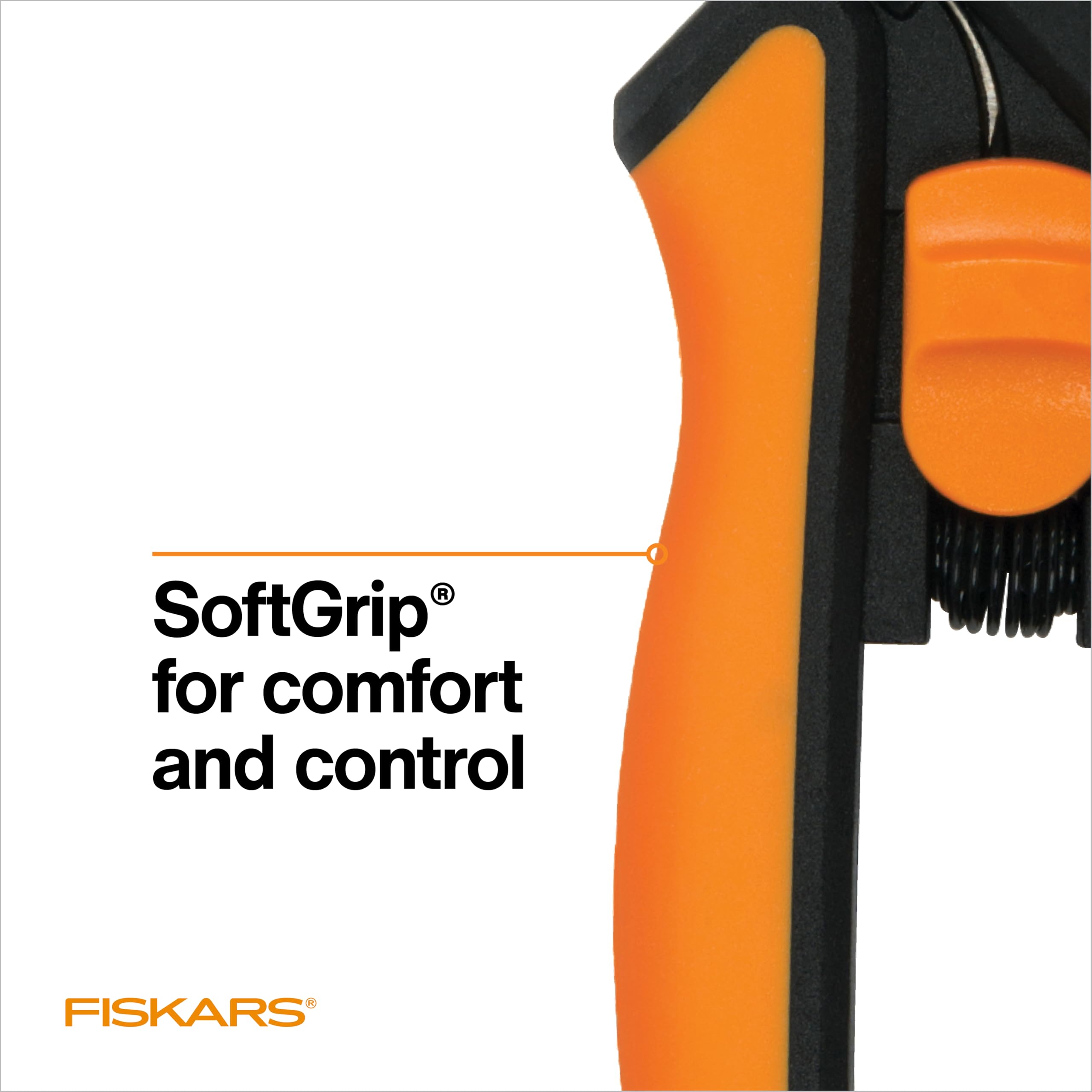 Fiskars 6-Inch Pruning Scissors For Stems And Herbs Stainless Blades