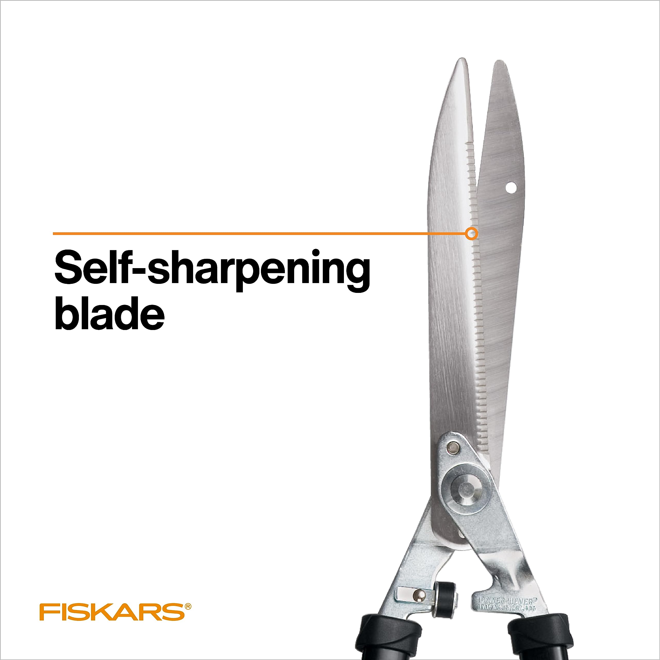 Fiskars Power-Lever Extendable Hedge Shears 10-Inch Blades