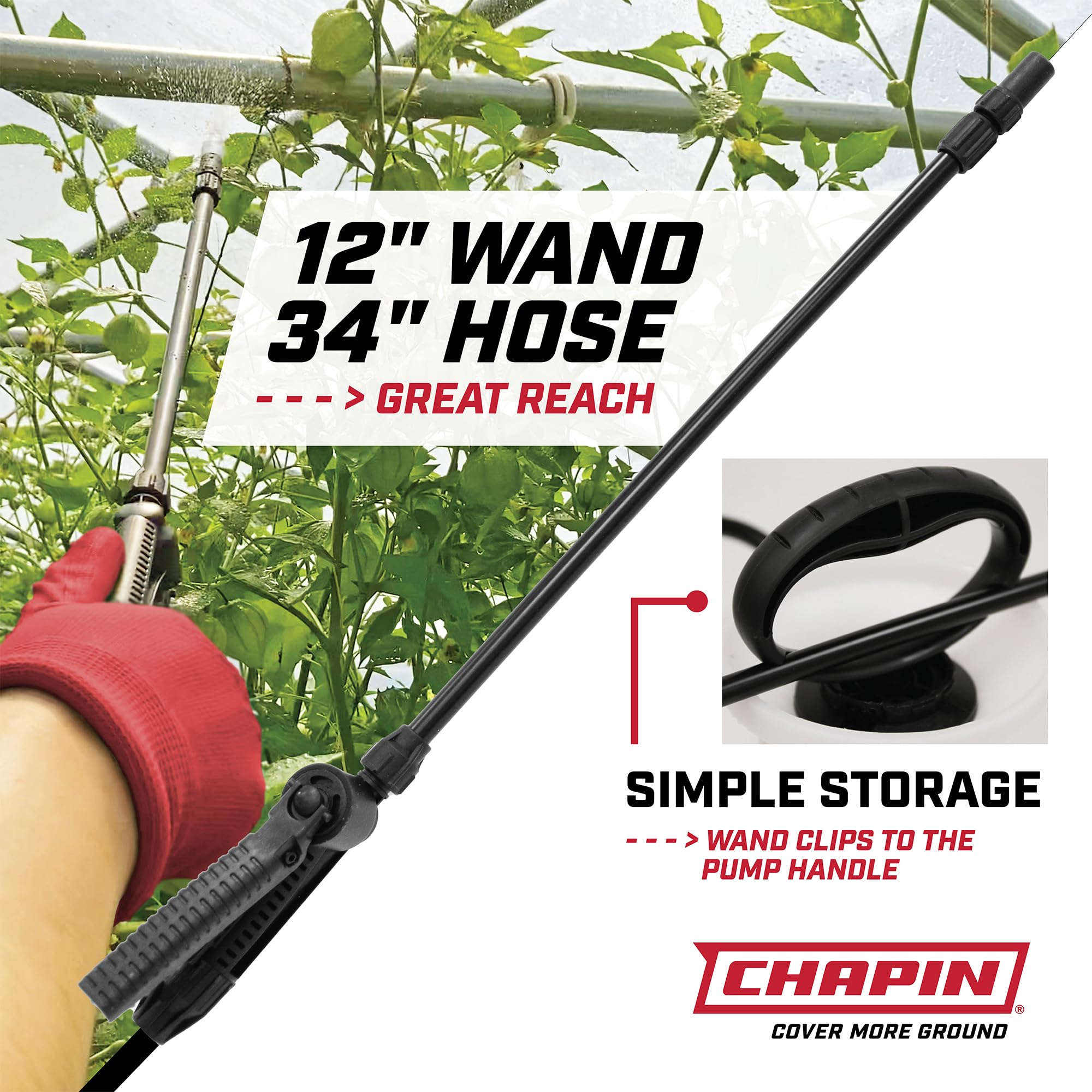 Chapin 20004 Pump Sprayer 1 Gallon Garden Sprayer For Fertilizers