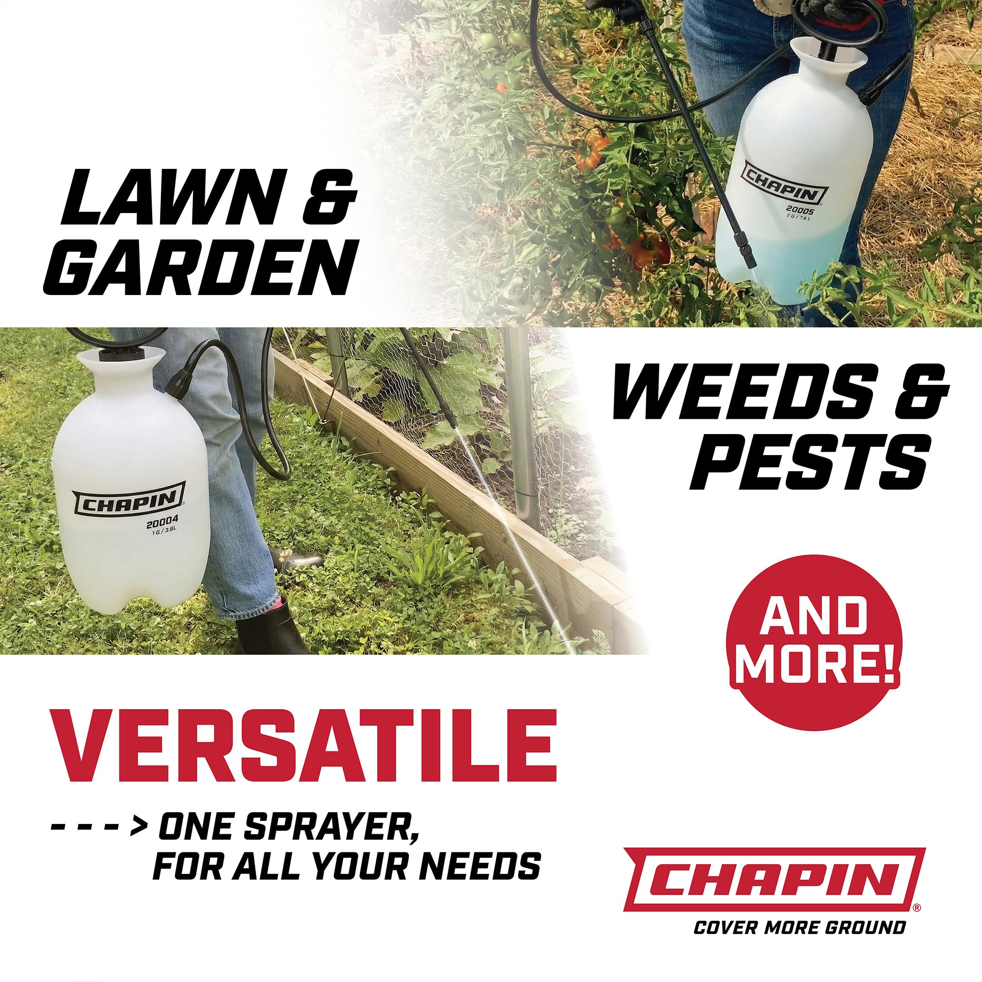 Chapin 20004 Pump Sprayer 1 Gallon Garden Sprayer For Fertilizers