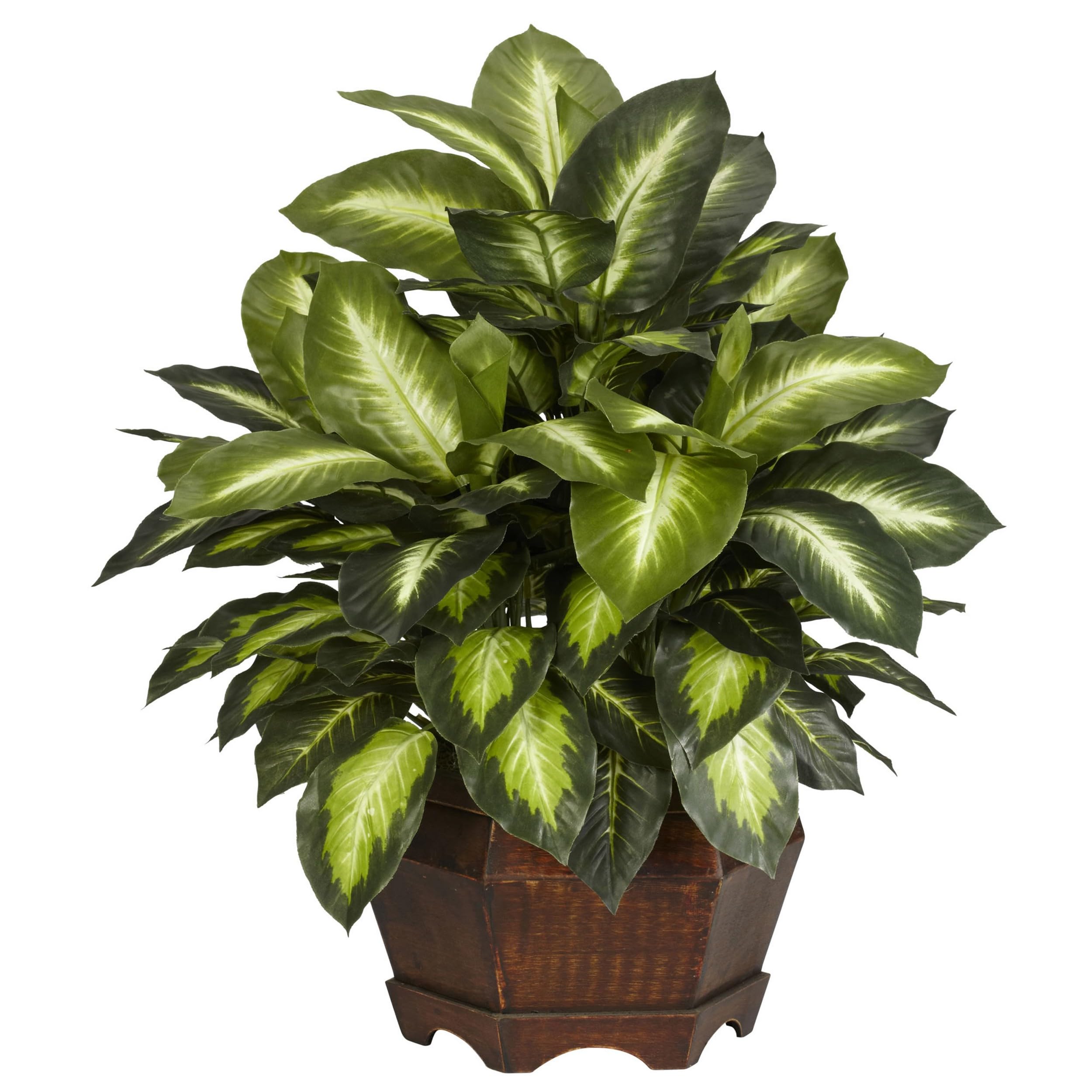 Nearly Natural Dieffenbachia 24 Inch Artificial Plant For Indoor Decor