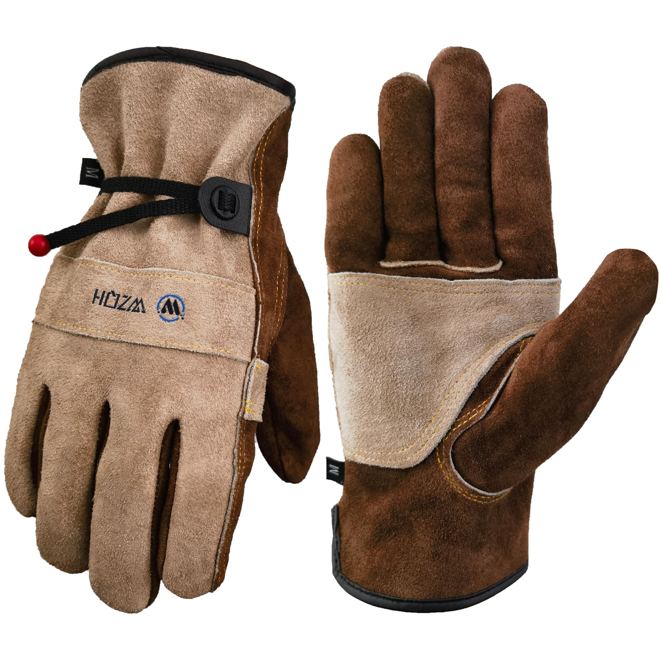 WZQH Leather Work Gloves XL for Gardening and Construction